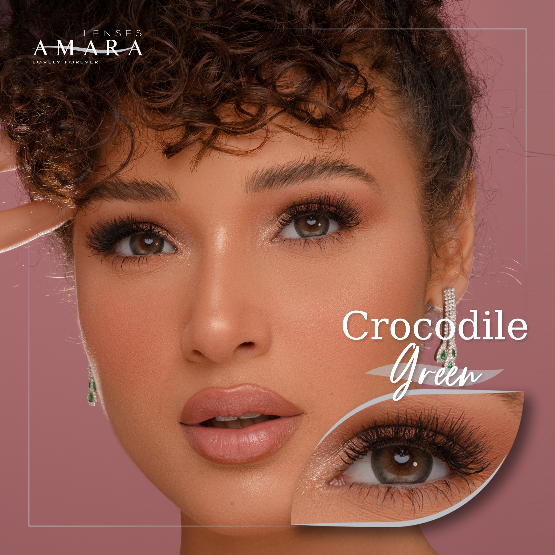 AMARA Crocodile Green